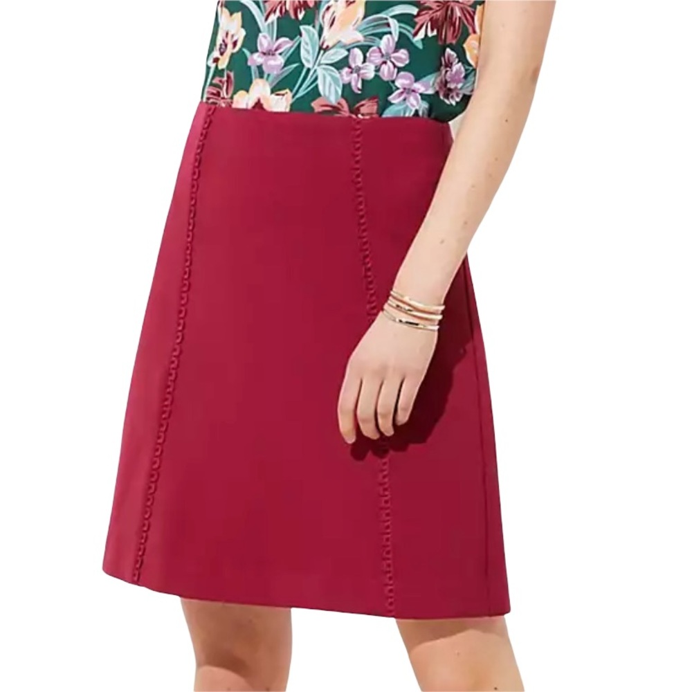 LOFT Scallop Trim Skirt